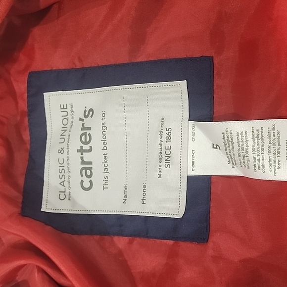 Carters jacket - Picture 2 of 3